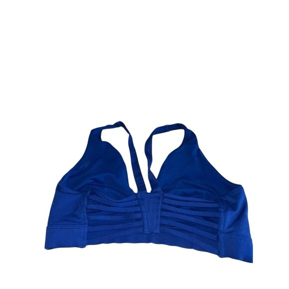 Victoria Secret VSX Sports Bra Size Medium Blue Wire Free - Picture 4 of 7